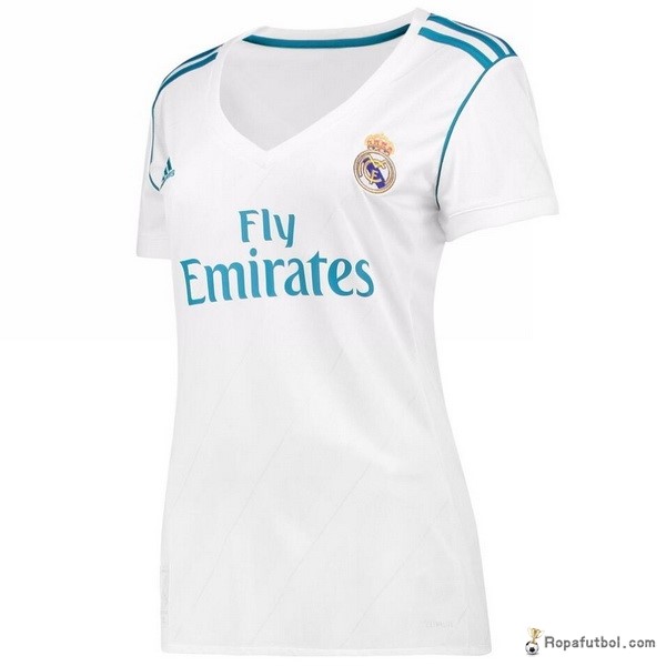 Camiseta Real Madrid Replica Primera Ropa Mujer 2017/18